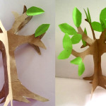 Easy paper craft tree tutorial