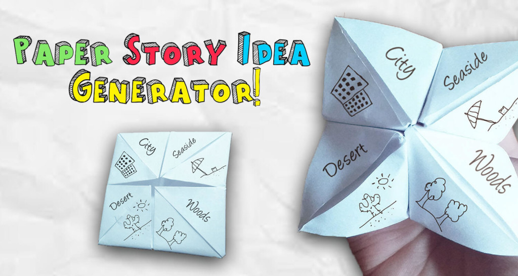 Paper Story Idea Generator for kids - Imagine Forest
