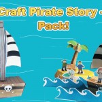 Paper Craft Pirate Story Pack - Imagine Forest