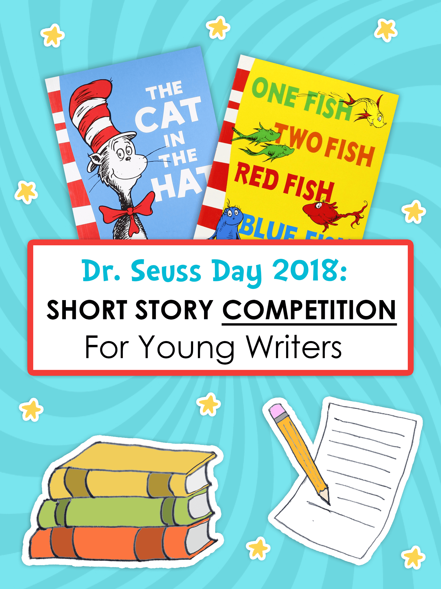 write a short story competition for young writers dr. Seuss day 2018