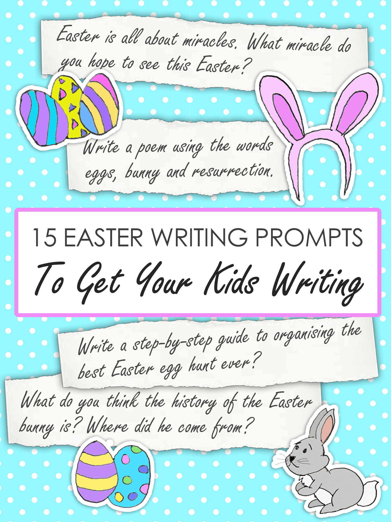 15 Easter Writing Prompts to Get Your Kids Writing imagine forest