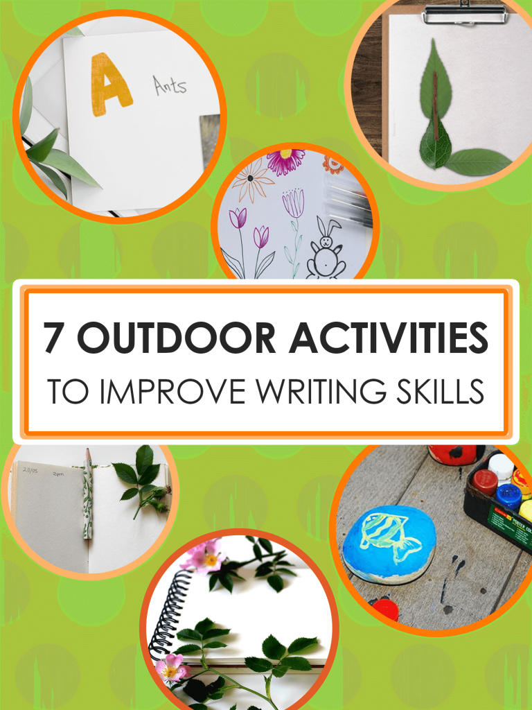 7 outdoor writing activities for kids by Imagine Forest