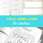 5 Bullet Journal Layouts for Writers by 新利18app官网下载Imagine Forest