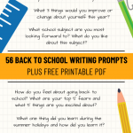 back-to-school writing prompts