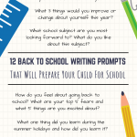 back to school writing prompts
