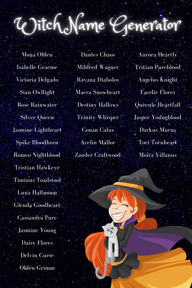 Witch Name Generator: 300+ Cool Witch Names 🧙‍♀️ | Imagine Forest