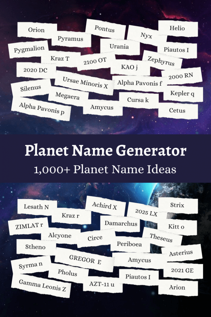 planet name generator