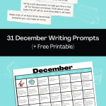 December writing prompts