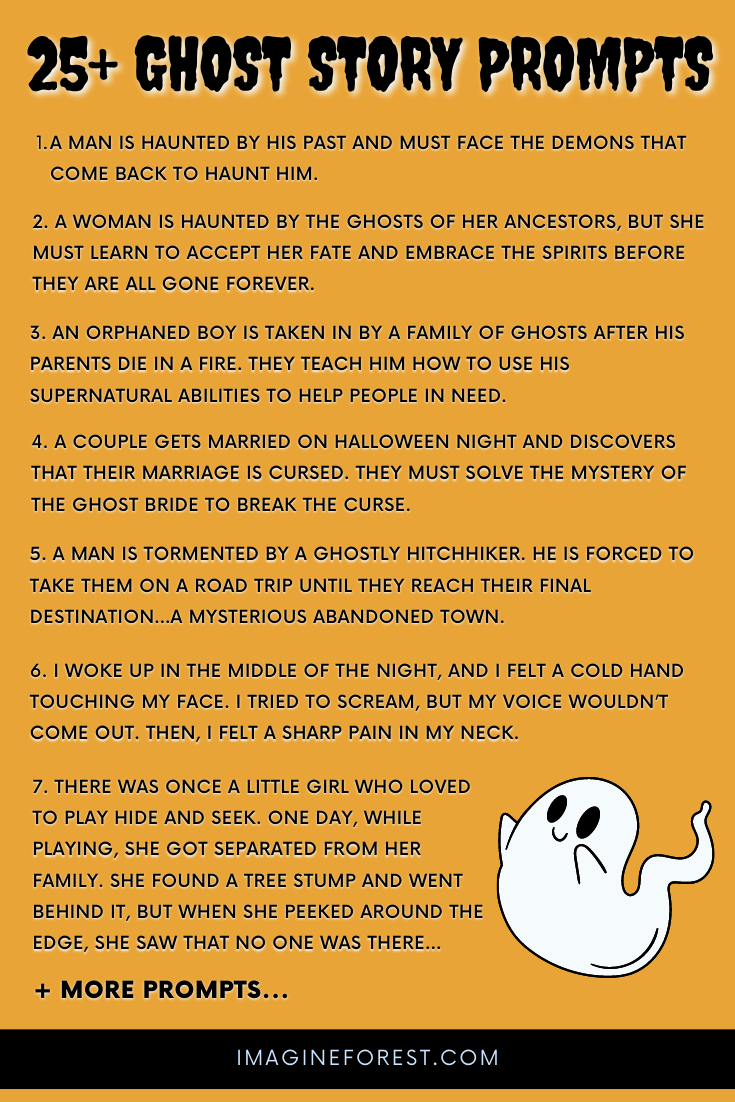 25+ Story Prompts: Scary Ghost Writing Prompts 👻