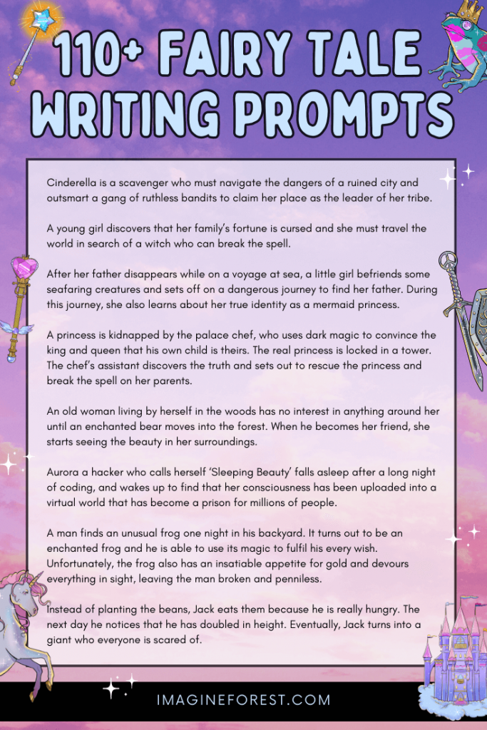 fairy tale writing prompts