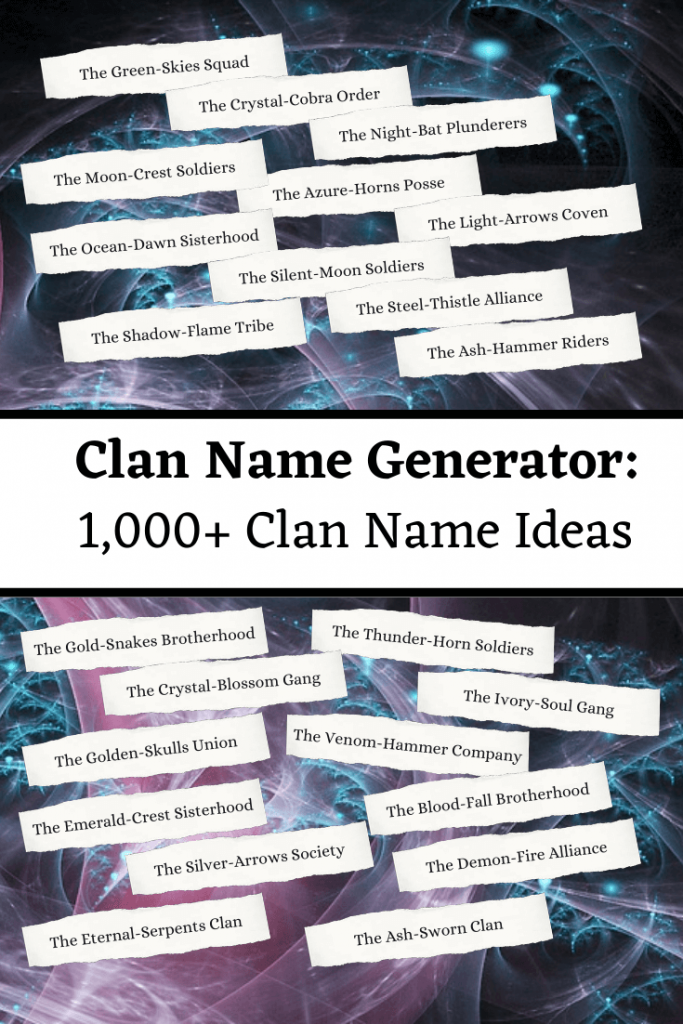 Clan Name Generator