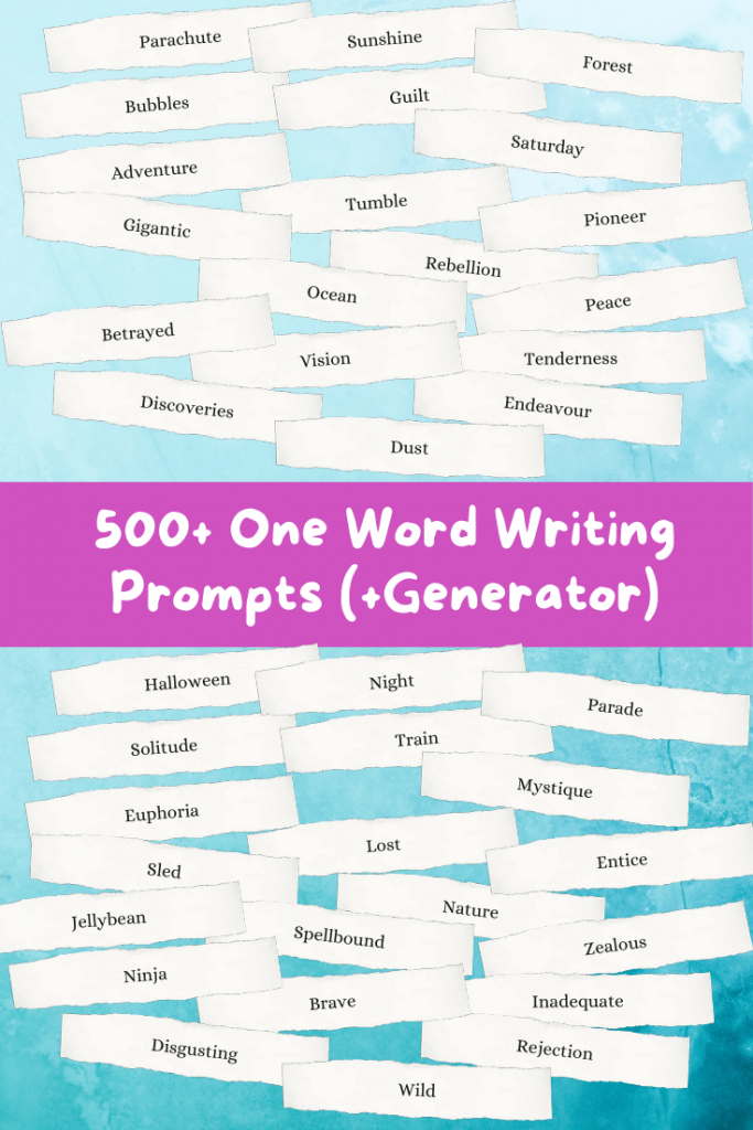 one word writing prompts generator