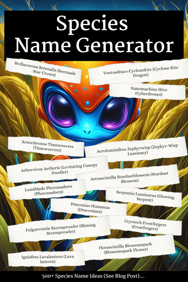 Species Name Generator