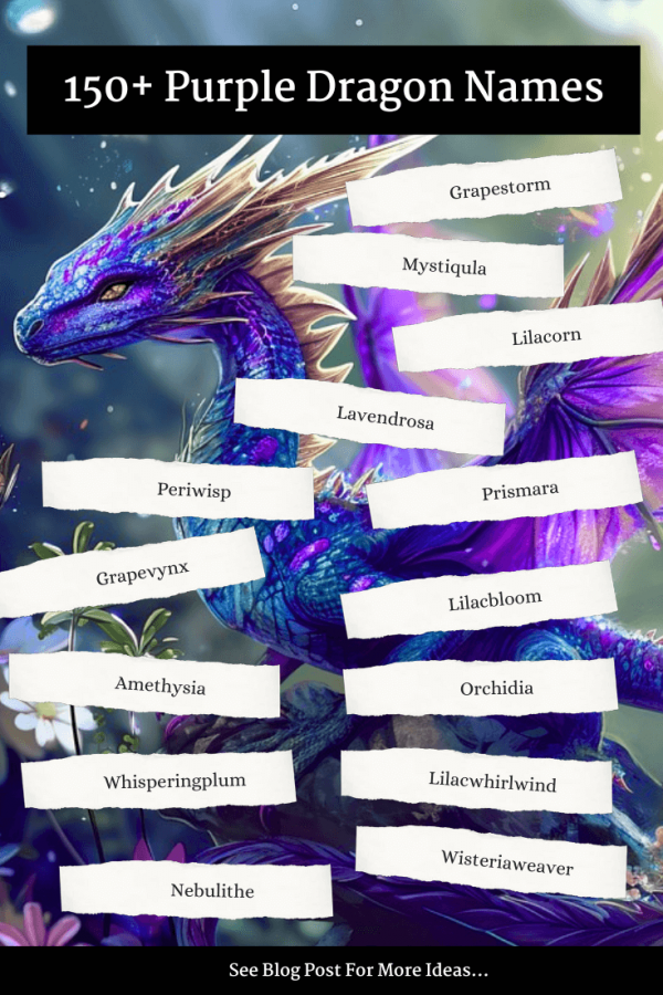 150+ Purple Dragon Names
